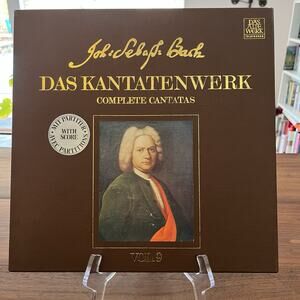 J.S. Bach Das Kantatenwerk Complete Cantatas Vol 9 LP Box Set 1974 Telefunken